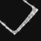 Car CD Panel Diamond Decoration Cover Sticker for Volkswagen Golf 6 2008-2012, Left and Right Drive, CD Panel