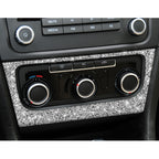 Car AC Panel Diamond Decoration Cover Sticker for Volkswagen Golf 6 2008-2012, Left and Right Drive, AC Panel