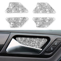 Car Door Bowl Diamond Decoration Cover Sticker for Volkswagen Golf 6 2008-2012, Left and Right Drive, Door Bowl