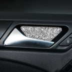 Car Door Bowl Diamond Decoration Cover Sticker for Volkswagen Golf 6 2008-2012, Left and Right Drive, Door Bowl