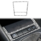 Car Ashtray Frame Diamond Decoration Cover Sticker for Volkswagen Golf 6 2008-2012, Left and Right Drive, Ashtray Frame