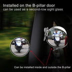 3R-043 Auxiliary Rear View Mirror Car Adjustable Blind Spot Mirror Wide Angle Auxiliary  Side Mirror, Diameter: 60mm, 3R-043 (White), 3R-043 (Black), 3R-043 (Silver)