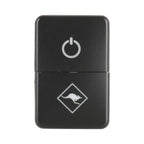 TS-202 For Toyota Blue-green Light Car Small Dual Control Switch with Lock, with Lock 3