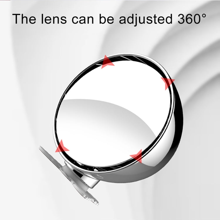 3R-045 Auxiliary Rear View Mirror Car Adjustable Blind Spot Mirror Wide Angle Auxiliary  Side Mirror, Diameter: 70mm, 3R-045 (White), 3R-045 (Black), 3R-045 (Silver)