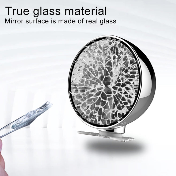 3R-045 Auxiliary Rear View Mirror Car Adjustable Blind Spot Mirror Wide Angle Auxiliary  Side Mirror, Diameter: 70mm, 3R-045 (White), 3R-045 (Black), 3R-045 (Silver)