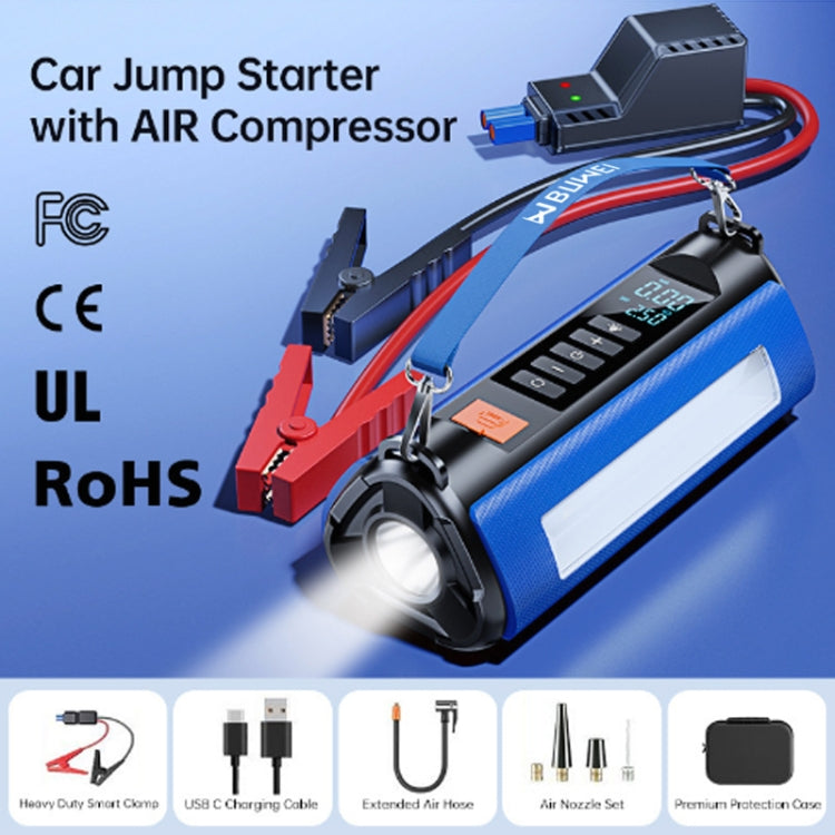 TS03C 6000mAh + EVA Bag Car Emergency Start Power Supply Air Pump Integrated Machine, Low Version, Low Version