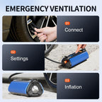 TS03H 8400mAh + EVA Bag Car Emergency Start Power Supply Air Pump Integrated Machine, High Version, High Version