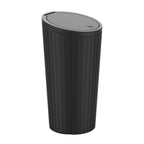 DM-143 Car Armrest Box Storage Box Car Round Trash Can With Lid