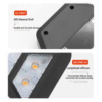 Car USB Rechargeable Strong Magnetic Adsorption COB LED Trunk Reading Light, S304
