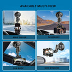 Car Universal Overhead Camera Suction Cup Phone Holder, Short Style with Bluetooth Remote Control, with Bluetooth Remote Control