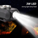 1902A Folding Magnet Car Inspection Light Work Maintenance Lamp Emergency COB LED USB Charging Lamp, 1902A