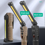 FT20 Folding Magnet Car Inspection Light Work Maintenance Lamp Strong Emergency COB LED Lamp, FT20, FT20 Khaki