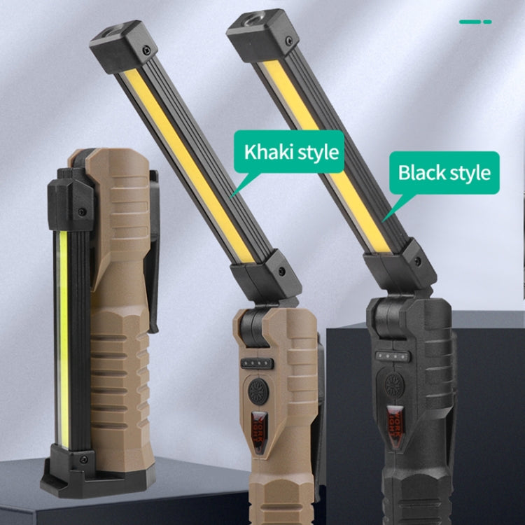 FT20 Folding Magnet Car Inspection Light Work Maintenance Lamp Strong Emergency COB LED Lamp, FT20, FT20 Khaki