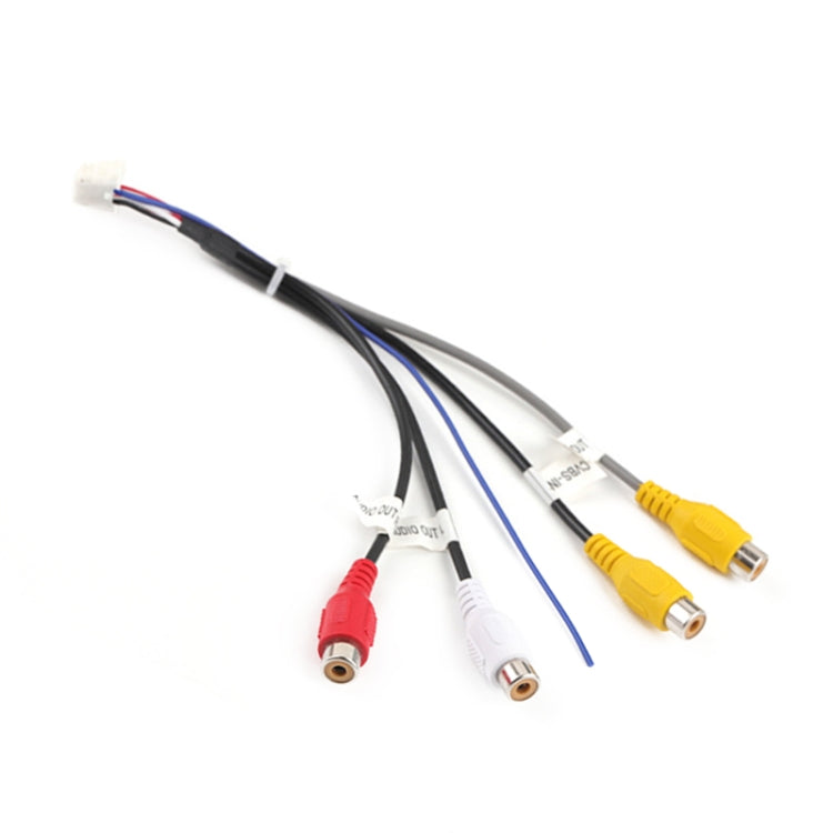 Palminfo Male Android Navigation 20-pin Plug RCA Video Audio Cable, Male Audio Cable
