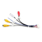 Palminfo Male Android Navigation 20-pin Plug RCA Video Audio Cable, Male Audio Cable