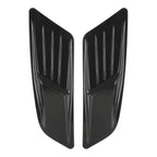 HD-713 1 Pair Car Hood Decorative Stickers Fender Air Vents Sticker, Black