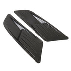 HD-713 1 Pair Car Hood Decorative Stickers Fender Air Vents Sticker(Carbon Fiber), Carbon Fiber