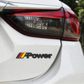 Car Germany Flag Style Power Metal Personalized Decorative Stickers, Size: 14x3x0.3cm, Germany Flag Style Power