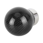 Car Carbon Fiber Pattern Gear Shift Knob Round Modified Gear Shift Head