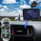 P702D 7 inch Portable Touch Display Wireless Car Navigator Dual-lens Smart Driving Recorder, P702D