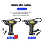 Car Portable Mini Wired Pointer Tire Inflator Pump, Wired Pointer