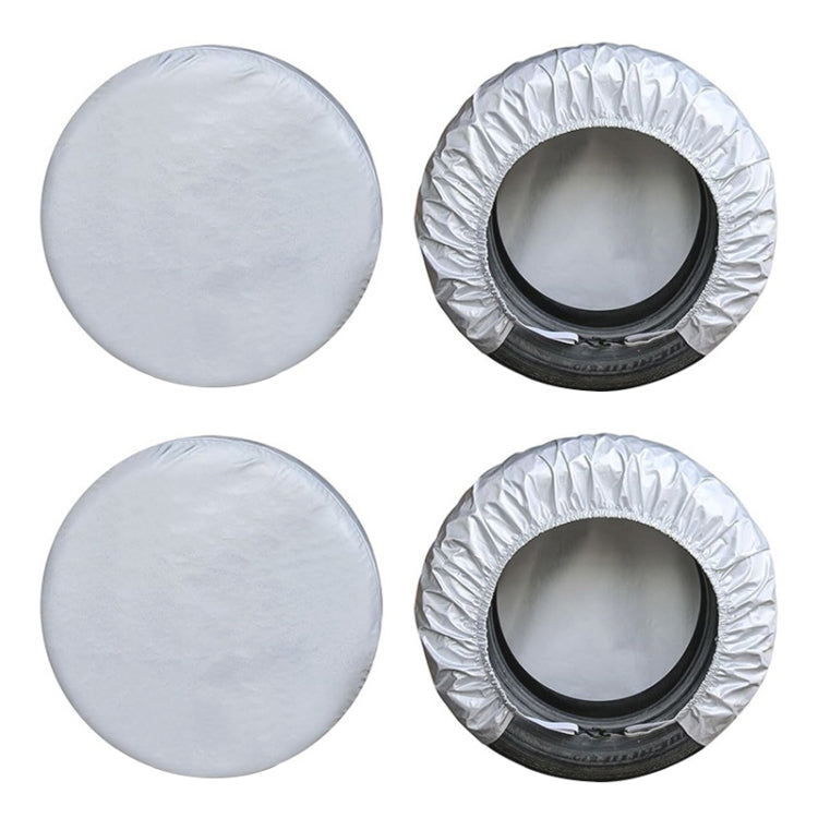 4pcs / Set Car Tire 420D Oxford Cloth Protective Cover, Diameter: 48-58cm, Width: 29cm, 48-58cm