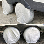 4pcs / Set Car Tire 420D Oxford Cloth Protective Cover, Diameter: 48-58cm, Width: 29cm, 48-58cm