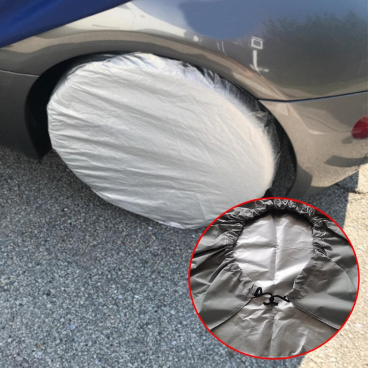 4pcs / Set Car Tire 420D Oxford Cloth Protective Cover, Diameter: 68-73cm, Width: 32cm, 68-73cm