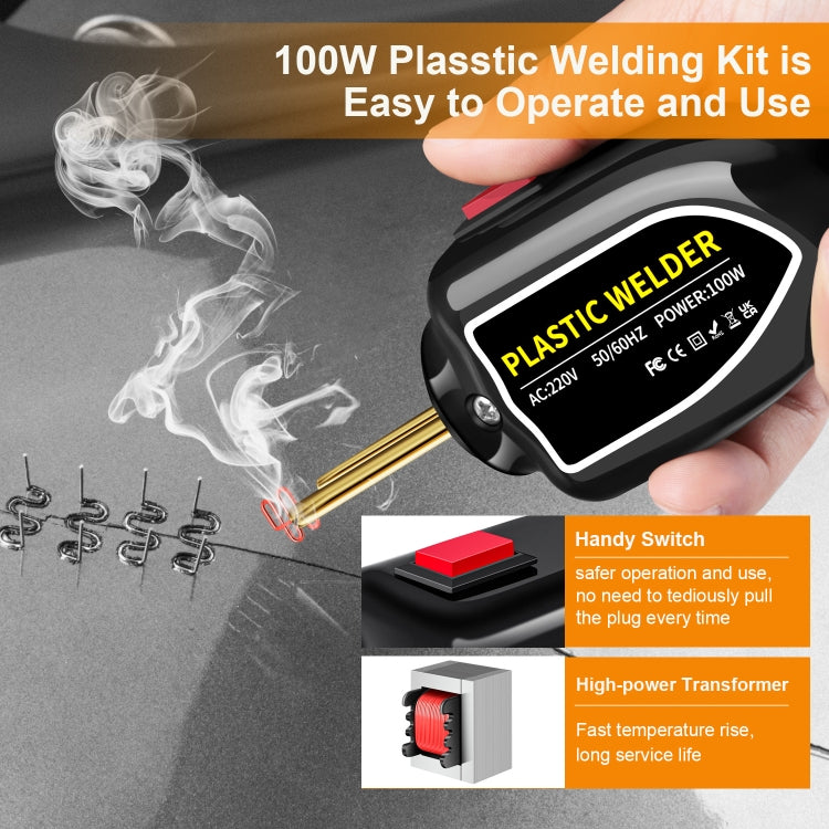 Hot Stapler Plastic Welding Machine Car Bumper Repair Kit Plier, AU Plug, AU Plug