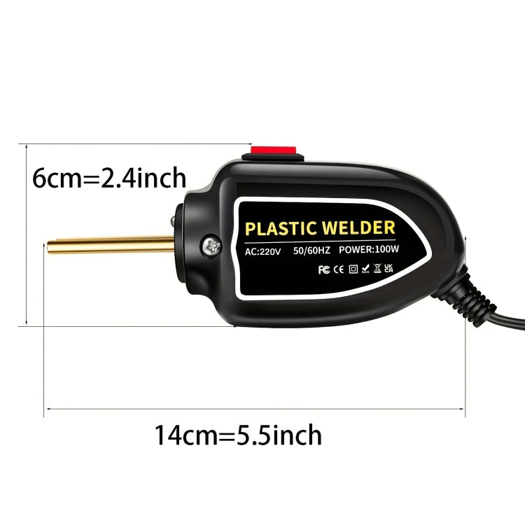 Hot Stapler Plastic Welding Machine Car Bumper Repair Kit Plier, EU Plug, EU Plug