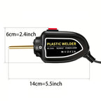 Hot Stapler Plastic Welding Machine Car Bumper Repair Kit Plier, UK Plug, UK Plug