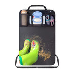 Car Rear Seat Oxford Cloth Storage Bag Car Seat Back Anti-kick Pad, Car Seat Back Anti-kick Pad