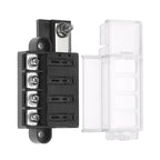 4 Way Fuse Block with Fuses and Terminals, 4 Way