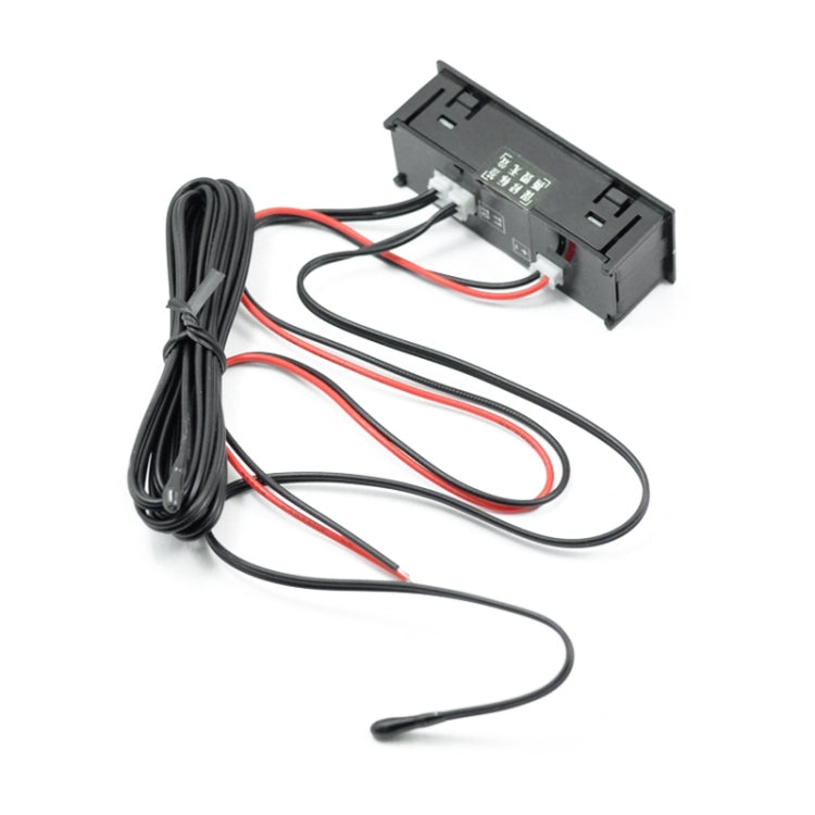 3 in 1 DC5-50V Car High-precision Electronic LED Luminous Clock + Thermometer + Voltmeter, 3 in 1 DC5-50V Green, 3 in 1 DC5-50V Blue, 3 in 1 DC5-50V Red, 3 in 1 DC5-50V 3 in 1 DC5-50V