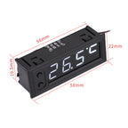 3 in 1 DC5-50V Car High-precision Electronic LED Luminous Clock + Thermometer + Voltmeter, 3 in 1 DC5-50V Green, 3 in 1 DC5-50V Blue, 3 in 1 DC5-50V Red, 3 in 1 DC5-50V 3 in 1 DC5-50V