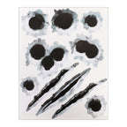 Car PVC Self-adhesive Bullet Hole Scratch Personalized Stickers, Bullet Hole 1