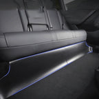 For Tesla Model Y 2pcs / Set Car Rear Seat Lower Protection Panel, Rear Seat Lower Protection Panel