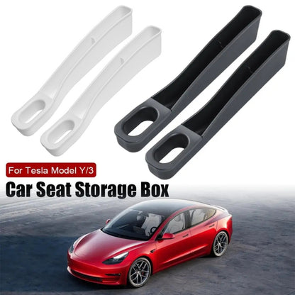 For Tesla Model 3 / Y 2pcs / Set Car Seat Gap Storage Box