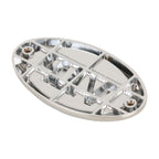 Car Oval Style VIP Metal Personalized Decorative Stickers, Size: 6.5 x 3.5 x 0.5cm, Oval Style VIP