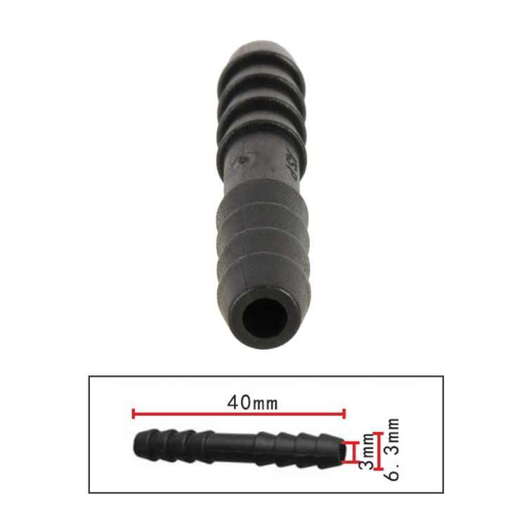 10pcs/Bag Car Straight Type Wiper Spray Nozzle Water Pipe Connection Tube, C401