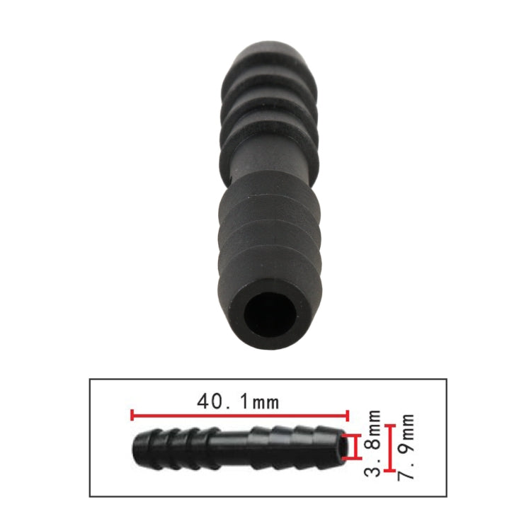 10pcs/Bag Car Straight Type Wiper Spray Nozzle Water Pipe Connection Tube, C402