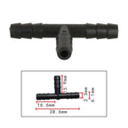 10pcs/Bag Car T Type Wiper Spray Nozzle Water Pipe Connection Tube, C406