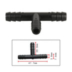 10pcs/Bag Car T Type Wiper Spray Nozzle Water Pipe Connection Tube, C407