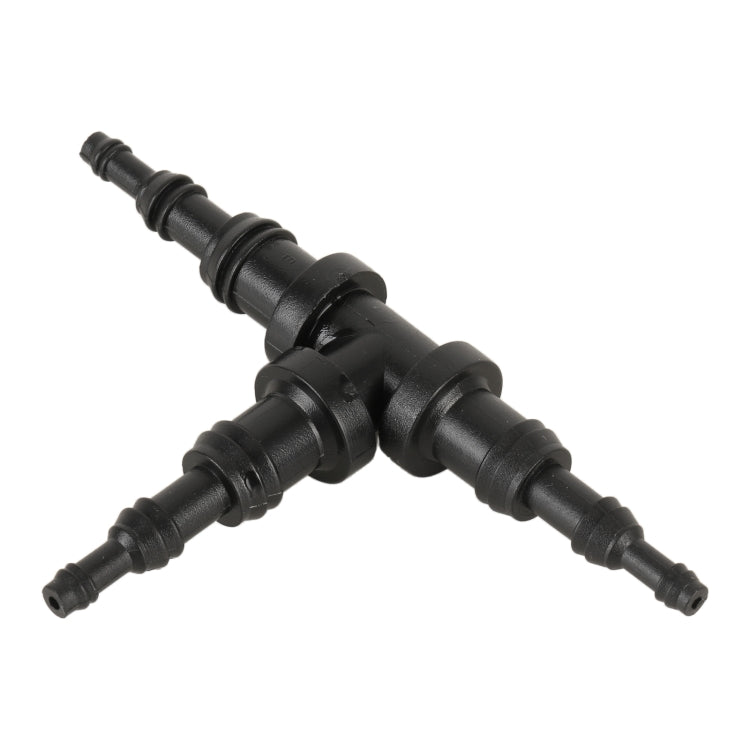 10pcs/Bag Car T Type Wiper Spray Nozzle Water Pipe Connection Tube, C411