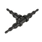 10pcs/Bag Car T Type Wiper Spray Nozzle Water Pipe Connection Tube, C411