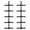 10pcs/Bag Car T Type Wiper Spray Nozzle Water Pipe Connection Tube, C412