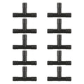 10pcs/Bag Car T Type Wiper Spray Nozzle Water Pipe Connection Tube, C417