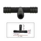 10pcs/Bag Car T Type Wiper Spray Nozzle Water Pipe Connection Tube, C417