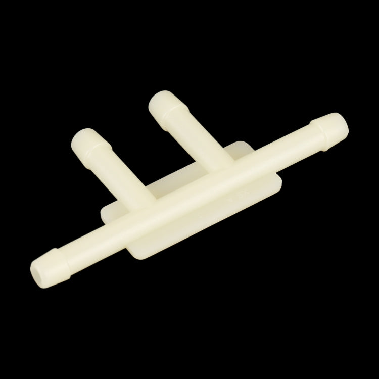 10pcs/Bag Car Dual T Type Wiper Spray Nozzle Water Pipe Connection Tube, C422