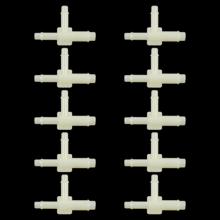 10pcs/Bag Car T Type Wiper Spray Nozzle Water Pipe Connection Tube, C440